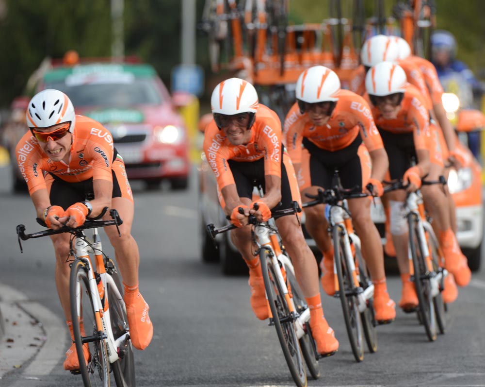 Euskaltel-Euskadi, Vuelta a Espana 2012, stage one team time trial