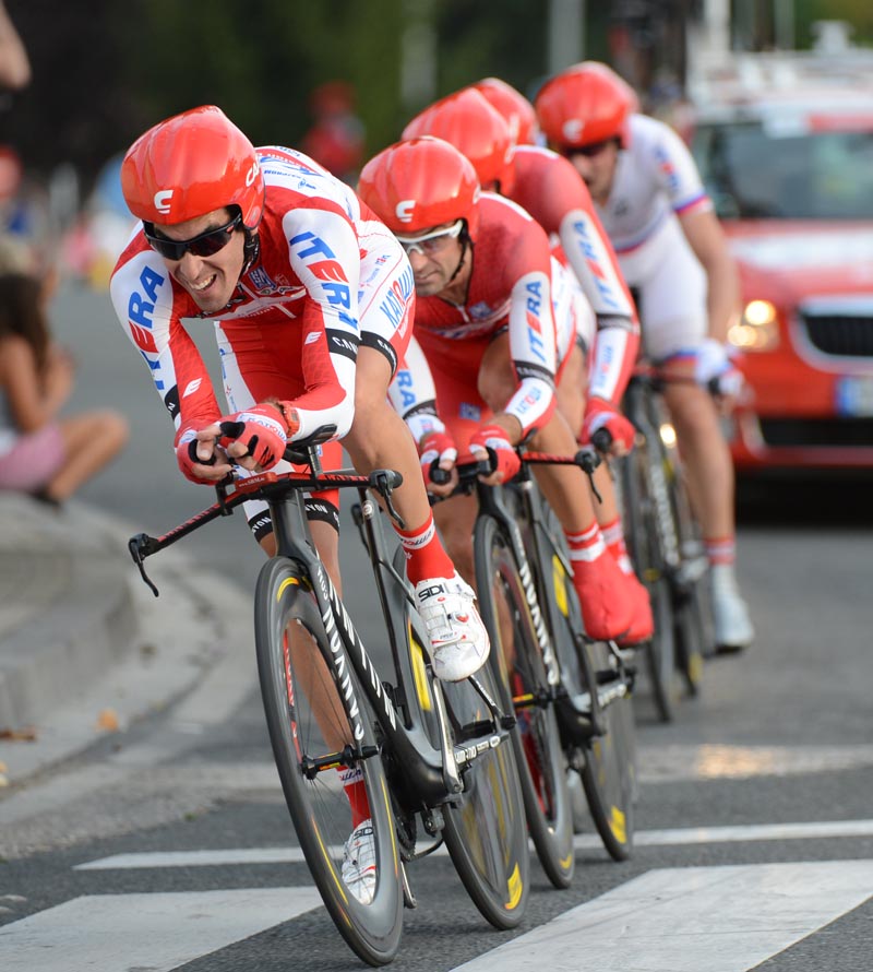 Katusha, Vuelta a Espana 2012, stage one team time trial
