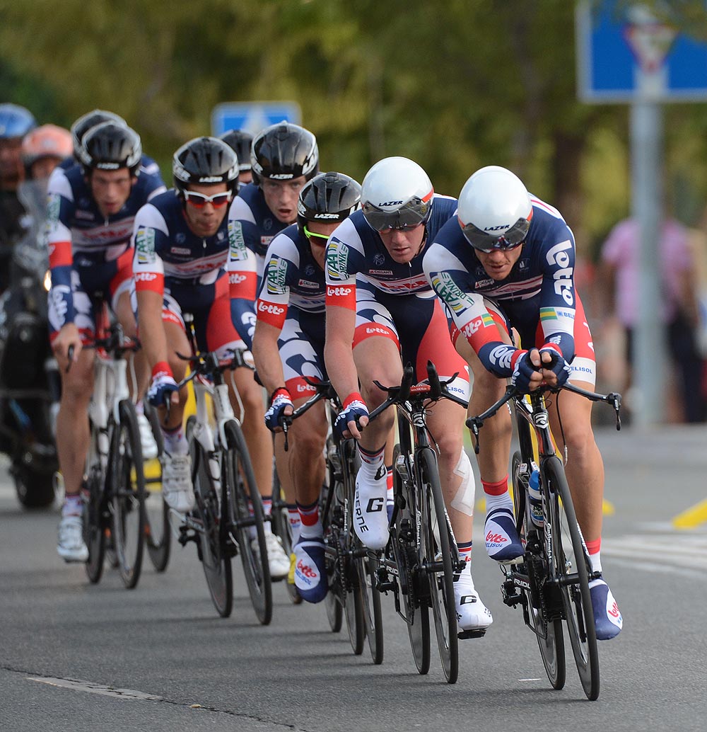 Lotto-Belisol, Vuelta a Espana 2012, stage one team time trial