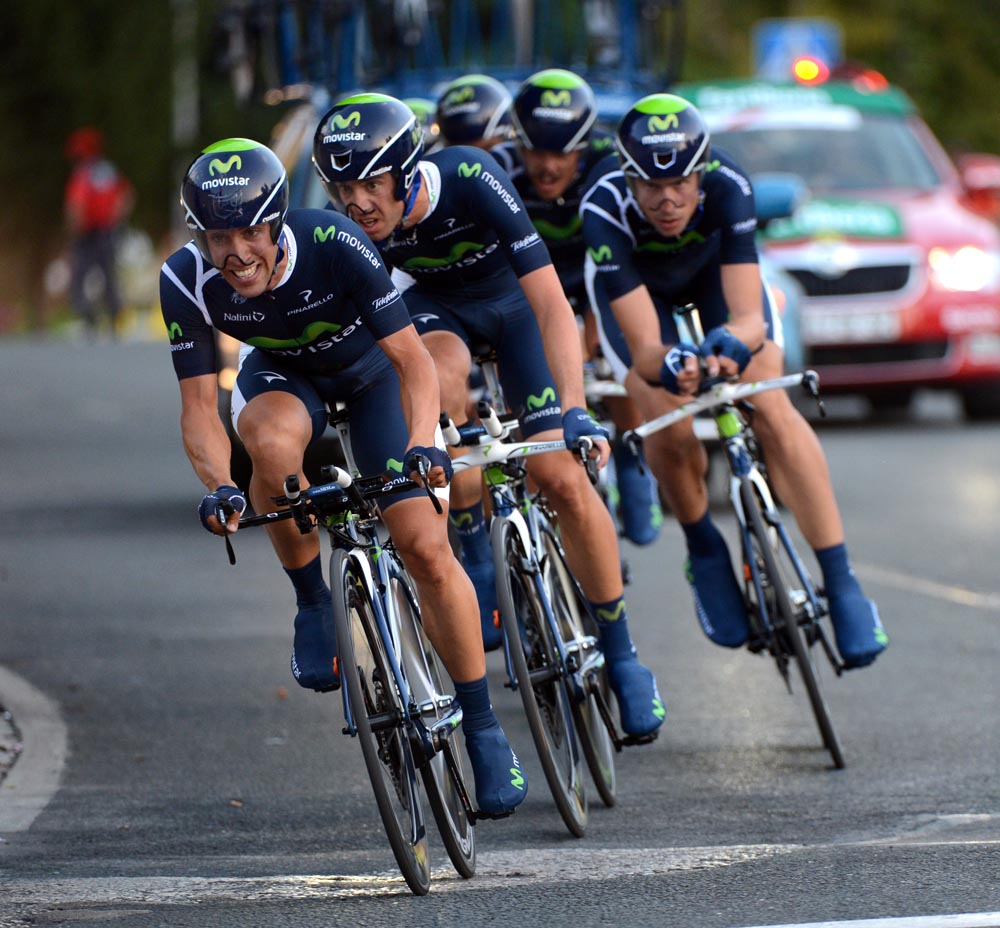 Movistar, stage winners, Vuelta a Espana 2012, stage one team time trial