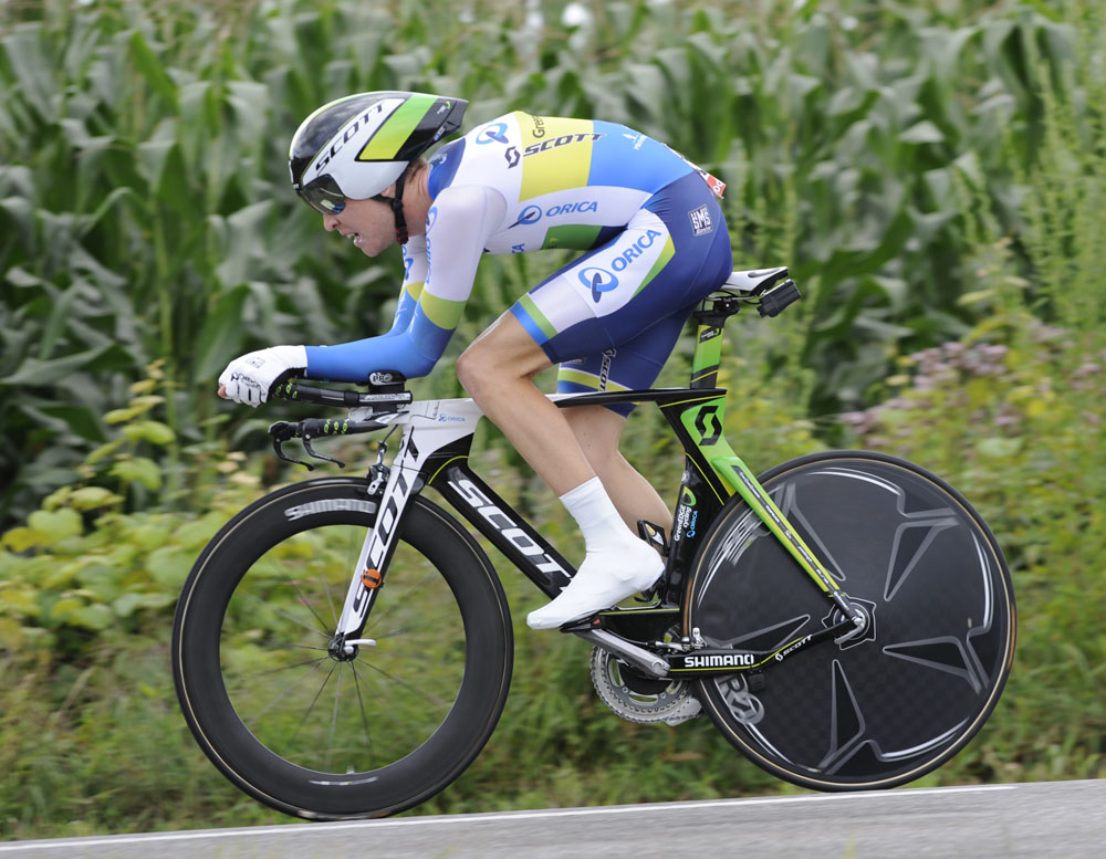Cameron Meyer, Vuelta a Espana 2012, stage 11 time trial