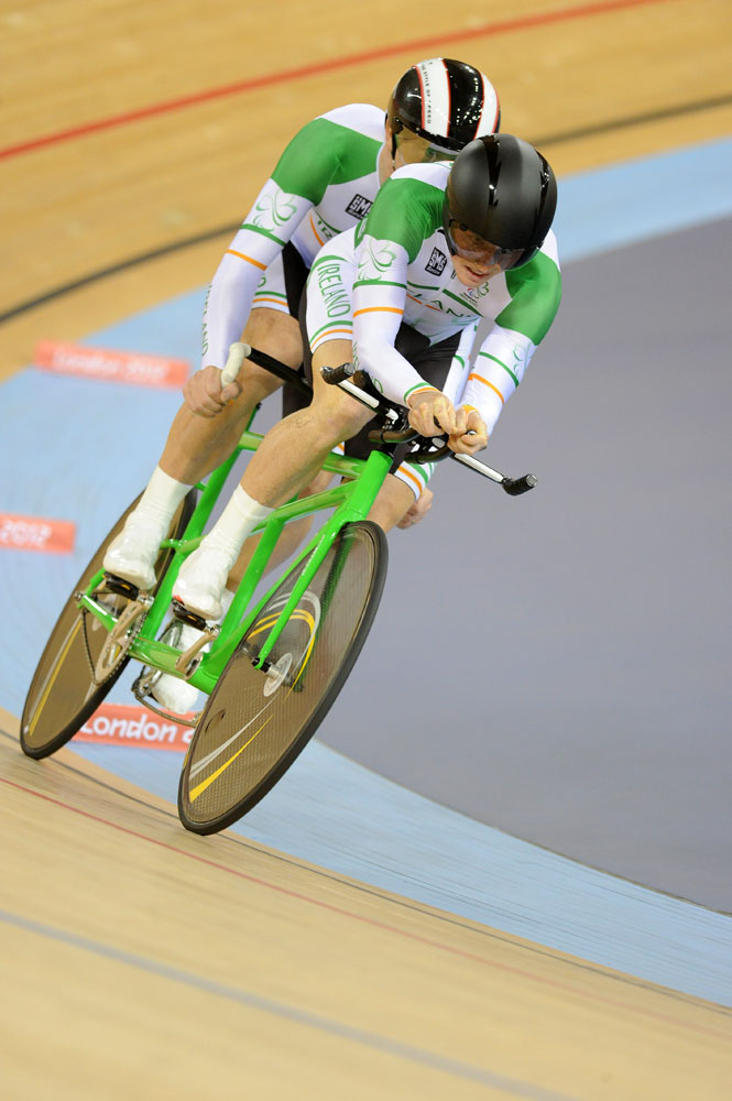 Shaw and Brown, London 2012 Paralympic Games track day one