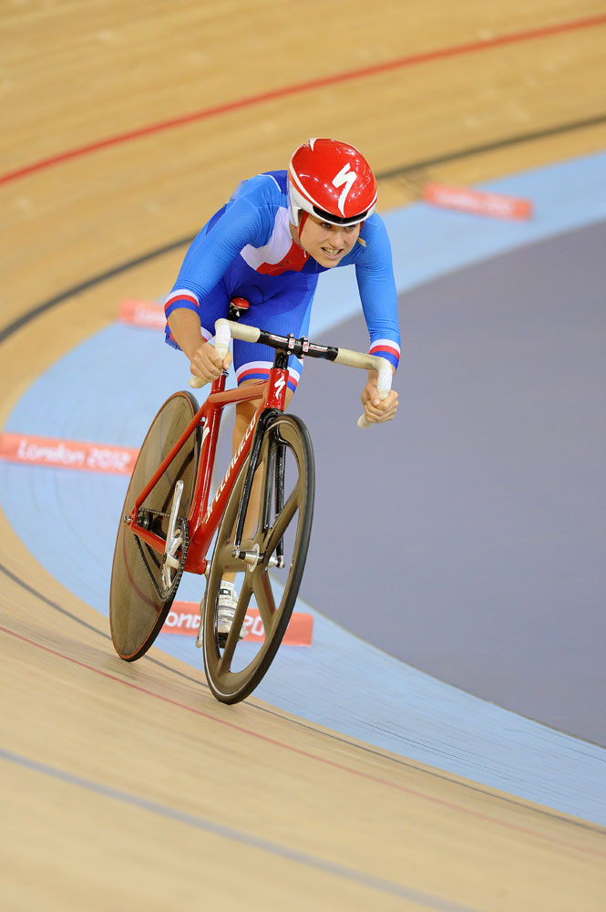 Tereza Diepoldova, London 2012 Paralympic Games track day one