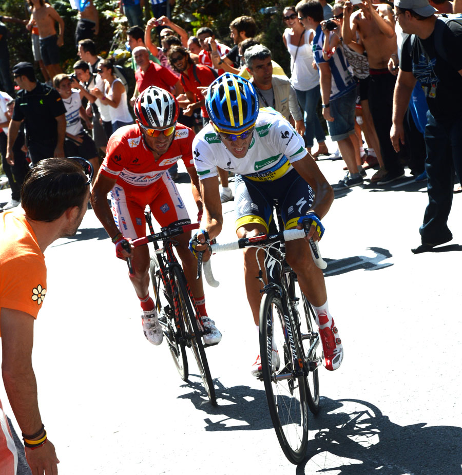 Alberto Contador and Joaquin Rodriguez, Vuelta a Espana 2012, stage 12