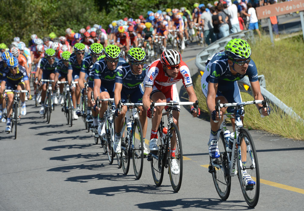 Movistar chase, Vuelta a Espana 2012, stage 12