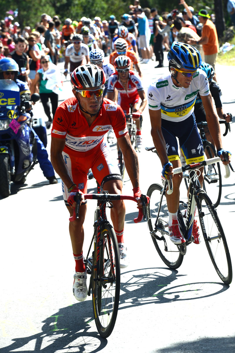 Joaquin Rodriguez and Alberto Contador, Vuelta a Espana 2012, stage 12