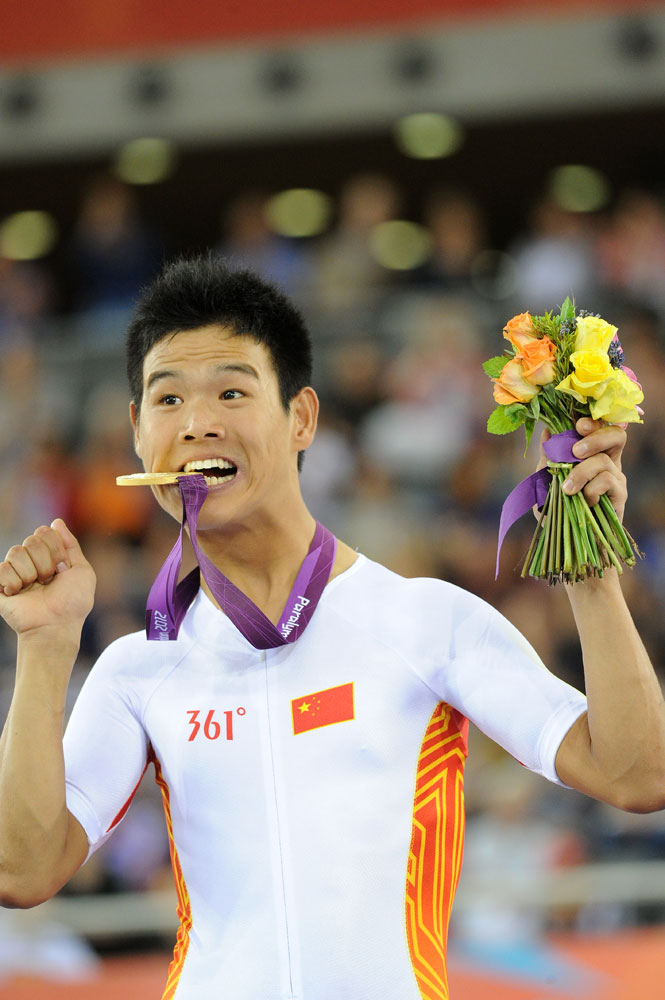 Li Zhang Yu, London 2012 Paralympic Games, track day one afternoon