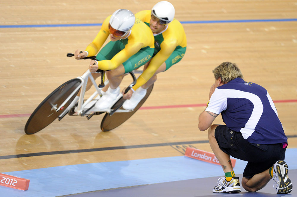 Modra and McPhee, London 2012 Paralympic Games, track day one afternoon