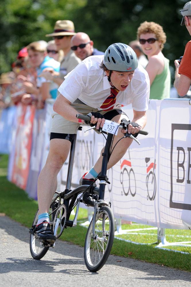 Michael Hutchinson in Brompton World Champs, Bike Blenheim Palace 2012 Michael Hutchinson in Brompton World Champs, Bike Blenheim Palace 2012