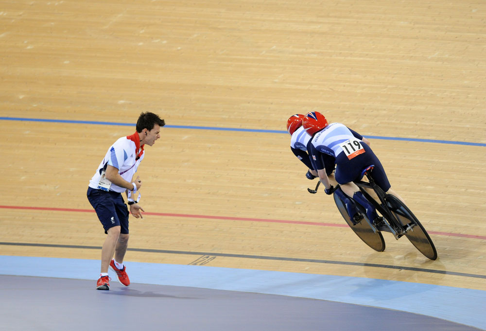 Duncan and Turnham, London 2012 Paralympic Games, track day two, morning session