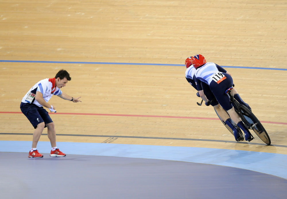 Duncan and Turnham, London 2012 Paralympic Games, track day two, morning session
