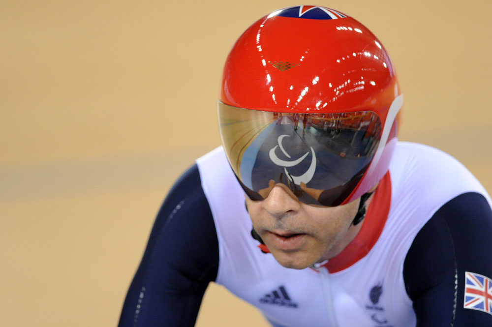 Darren Kenny, pursuit, London 2012 Paralympic Games, track day two, morning session