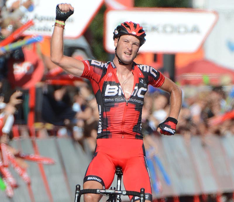 Steve Cummings wins stage, Vuelta a Espana 2012, stage 13 Steve Cummings wins stage, Vuelta a Espana 2012, stage 13