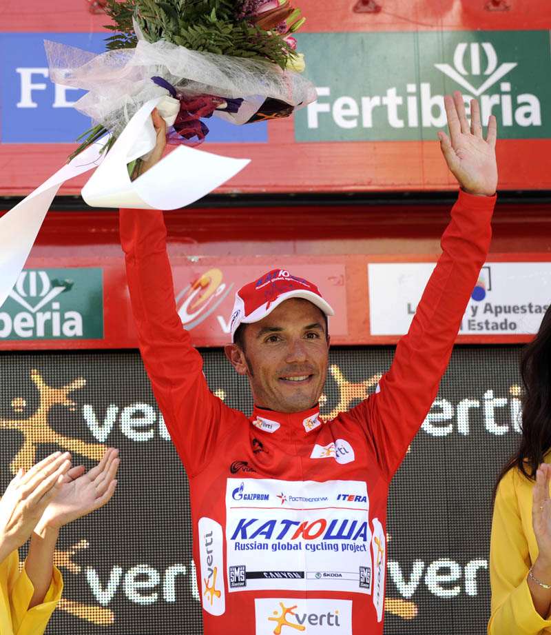 Joaquin Rodriguez leads, Vuelta a Espana 2012, stage 13