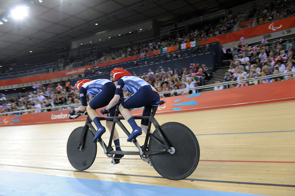 Duncan and Turnham, London 2012 Paralympic Games, track day two, afternoon