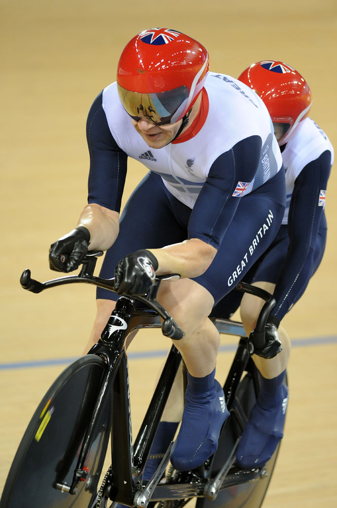 Barney Storey and Neil Fachie win tandem gold, London 2012 Paralympic Games, track cycling day three, morning