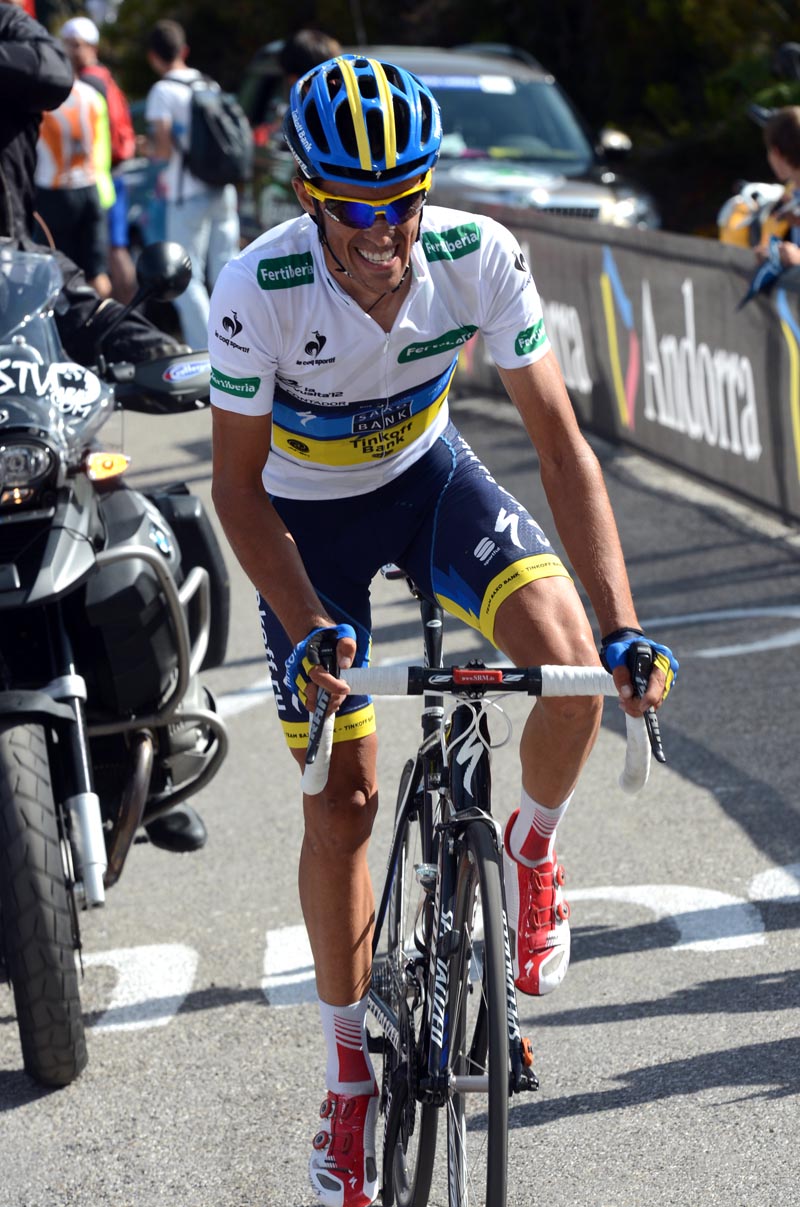 Alberto Contador solo, Vuelta a Espana 2012, stage 14