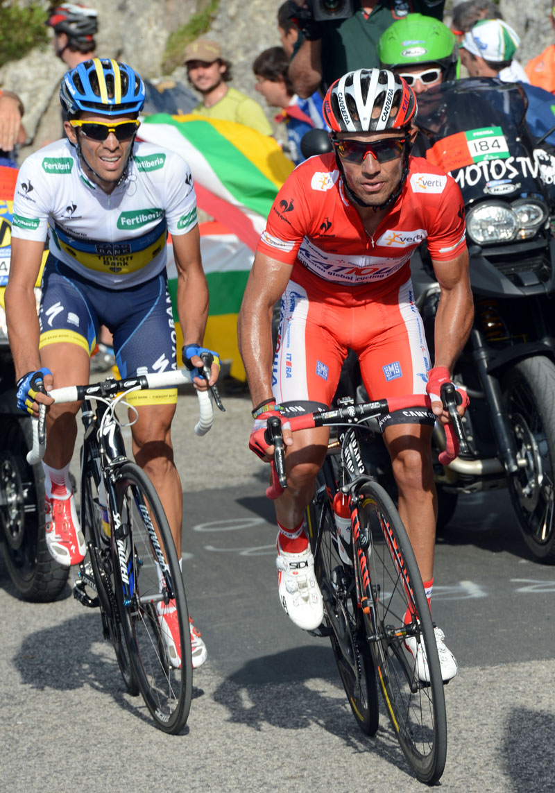 Joaquin Rodriguez and Alberto Contador, Vuelta a Espana 2012, stage 15