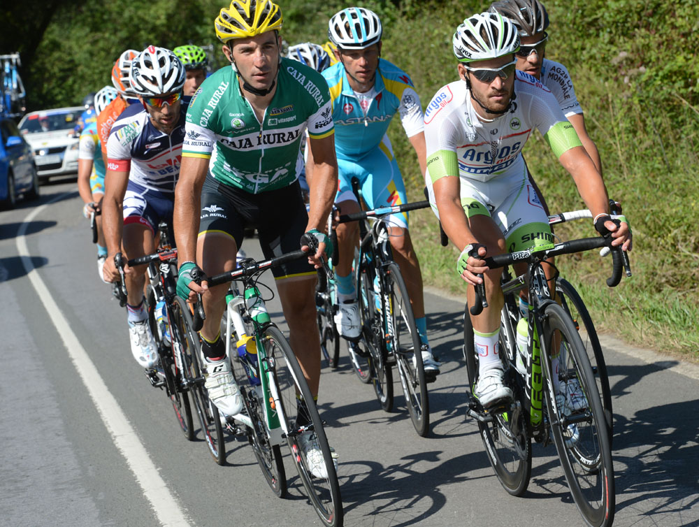 Del La Fuente and Geschke in escape, Vuelta a Espana 2012, stage 15