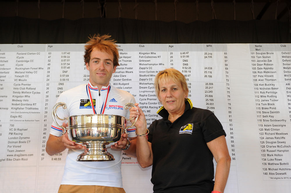 Alex Dowsett wins, British Time Trial Championships 2012