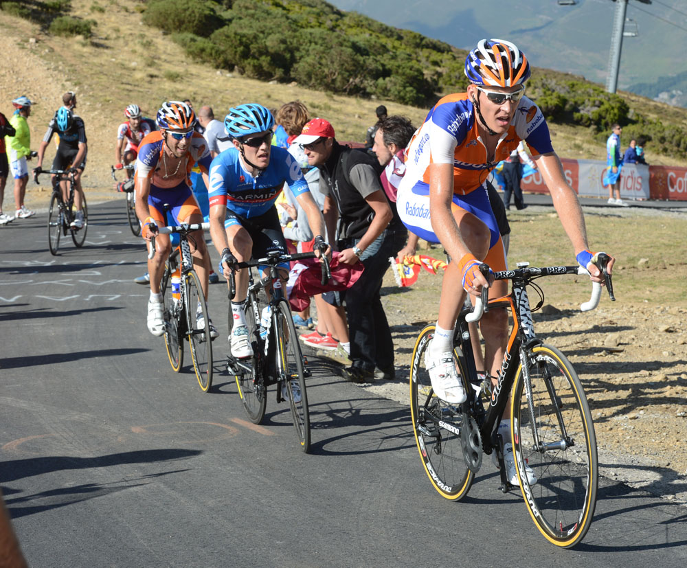 Robert Gesink and Andrew Talansky, Vuelta a Espana 2012, stage 16