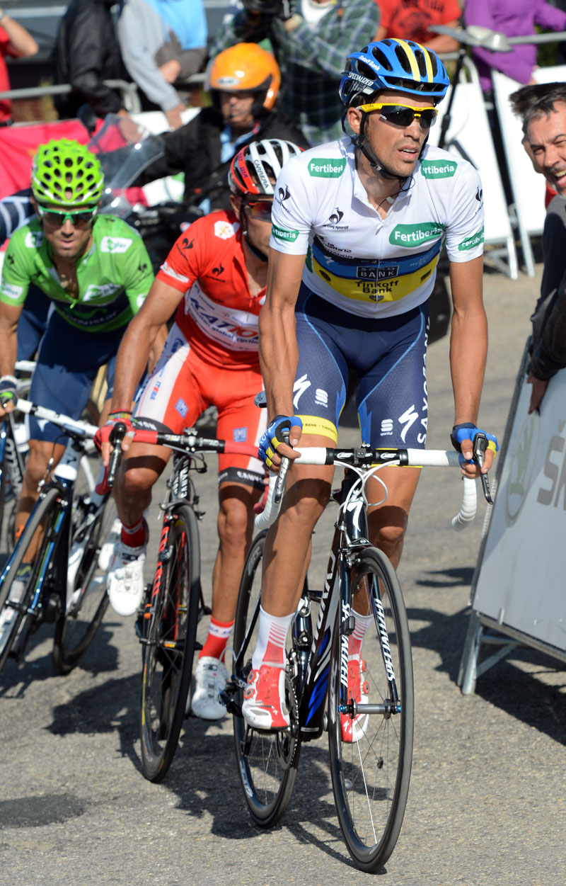 Alberto Contador, Joaquin Rodriguez and Alejandro Valverde, Vuelta a Espana 2012, stage 16