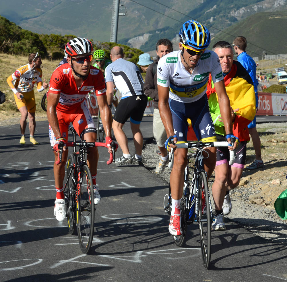 Alberto Contador and Joaquin Rodriguez, Vuelta a Espana 2012, stage 16
