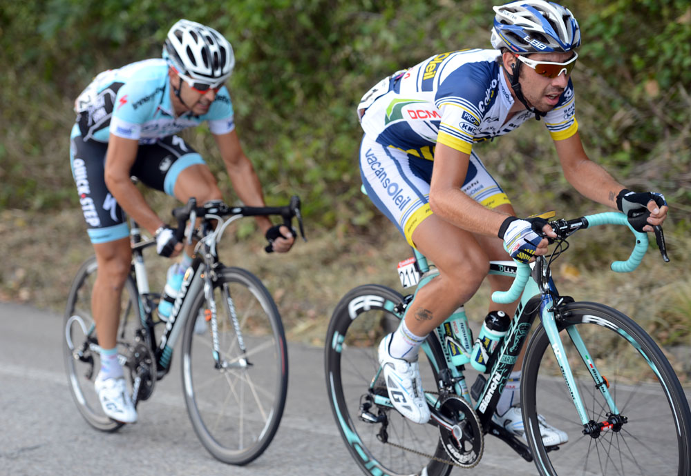 Thomas De Gendt and Dario Cataldo, Vuelta a Espana 2012, stage 16