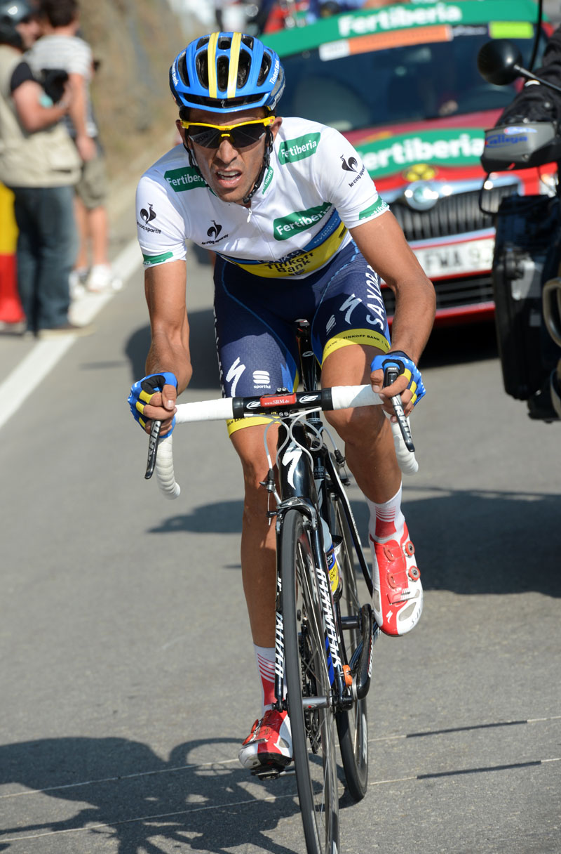 Alberto Contador solo, Vuelta a Espana 2012, stage 17