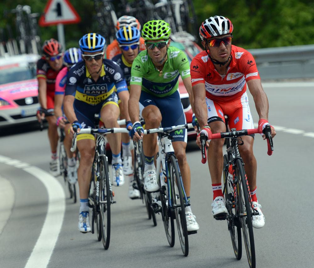Joaquin Rodriguez chases, Vuelta a Espana 2012, stage 17