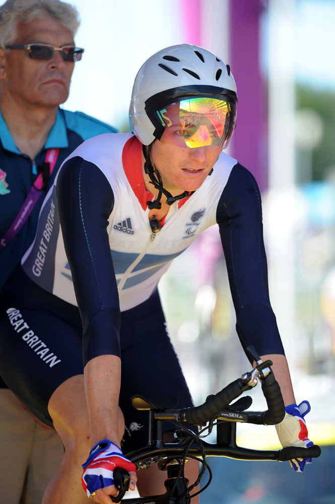 Sarah Storey, time trial, London 2012 Paralympic Games, road day one
