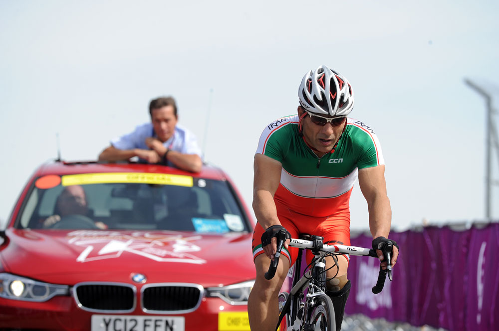 Bahman Golbarnezhad, London 2012 Paralympic Games, road cycling day two