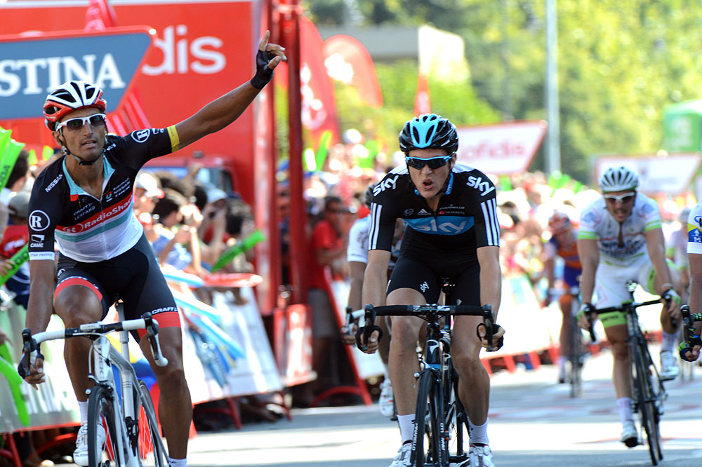 Daniele Bennati and Ben Swift, Vuelta a Espana 2012, stage 18