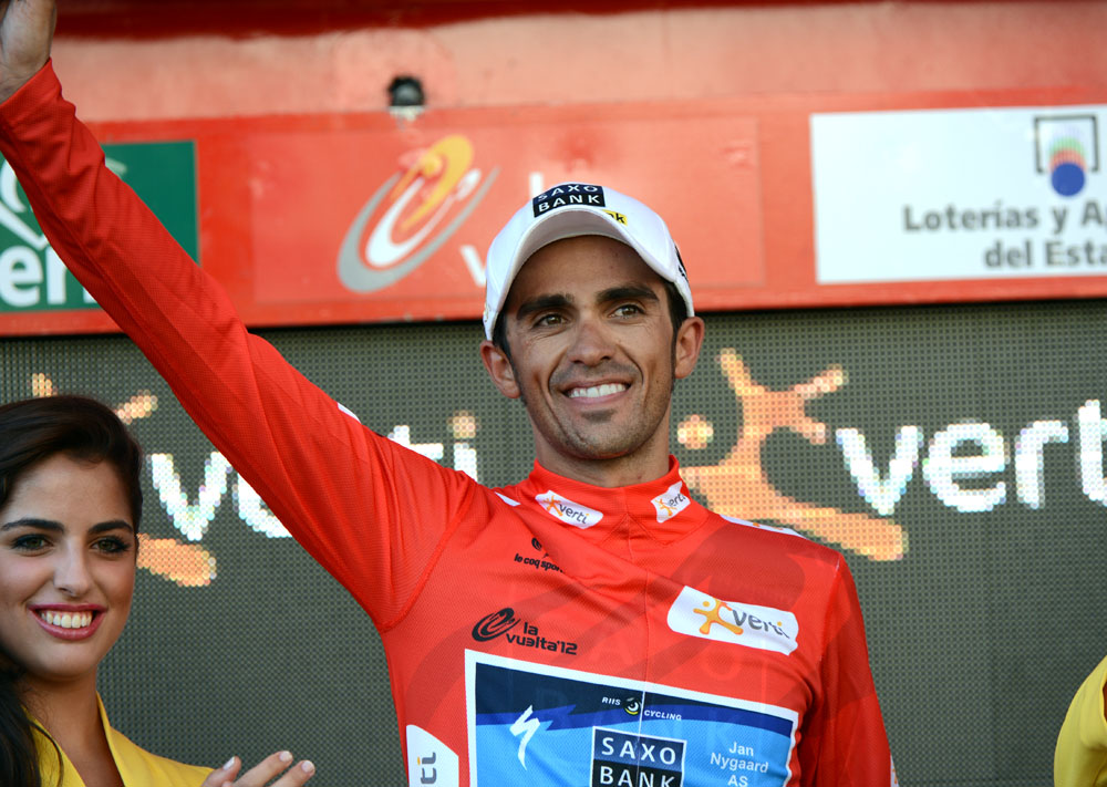 Alberto Contador still in lead, Vuelta a Espana 2012, stage 18