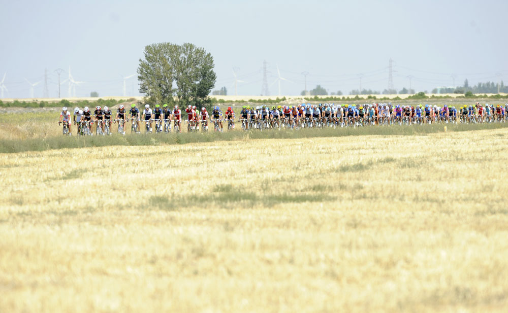 Peloton, Vuelta a Espana 2012, stage 18
