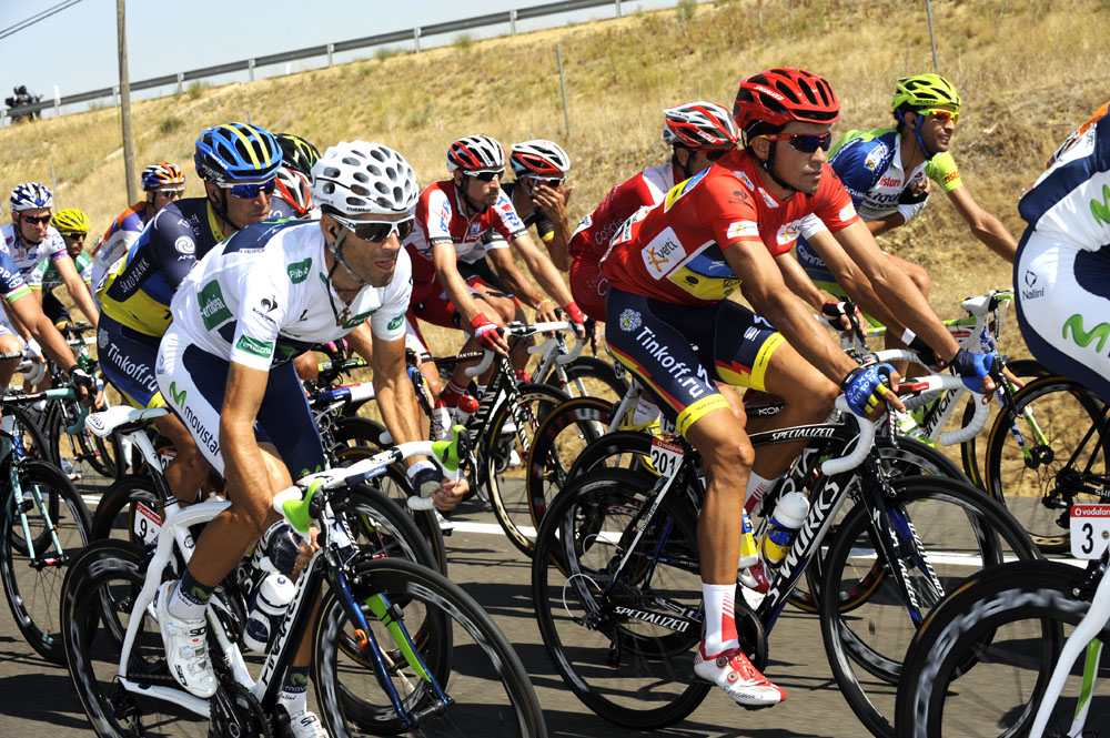 Alejandro Valverde and Alberto Contador, Vuelta a Espana 2012, stage 18
