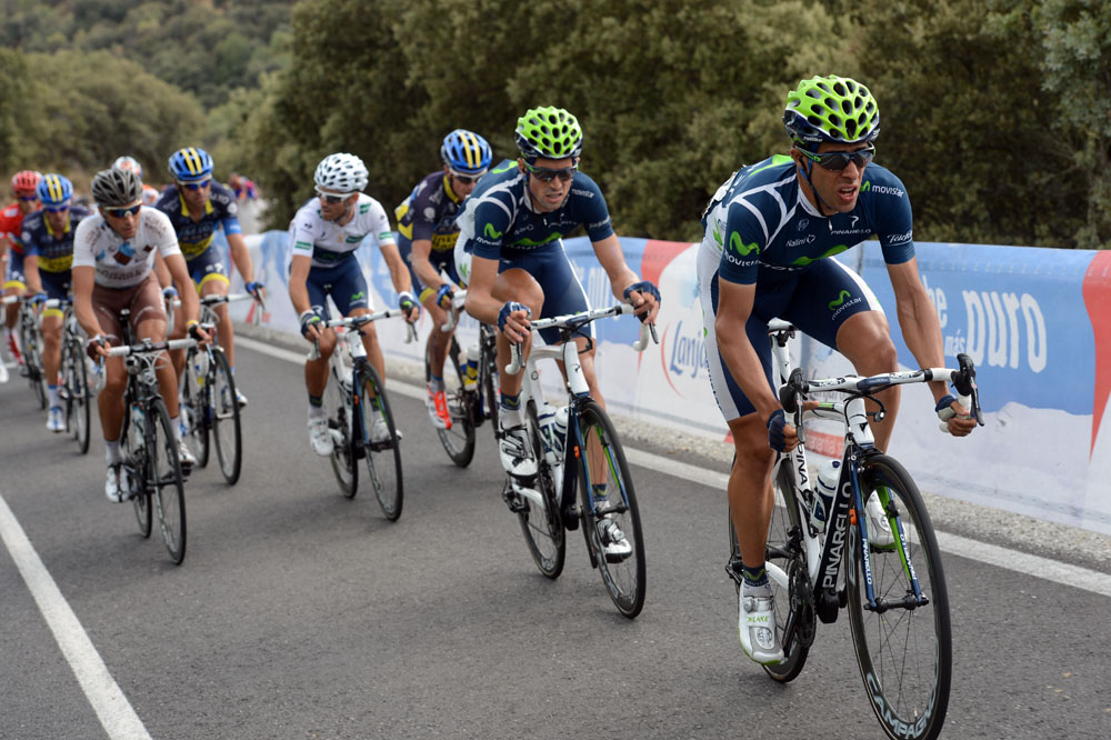 Movistar attacks, Vuelta a Espana 2012, stage 19