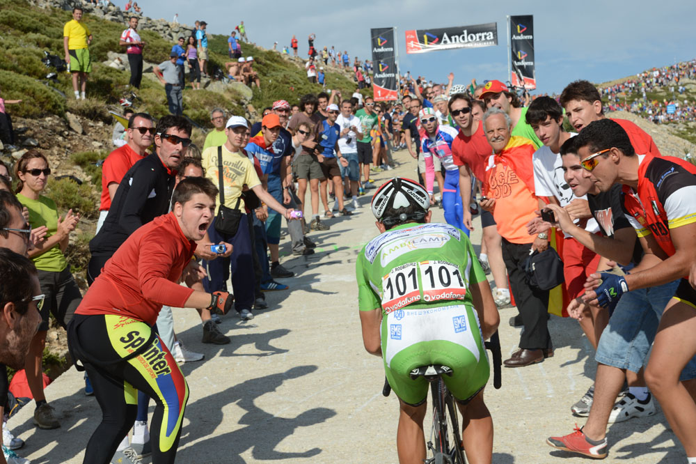 Joaquin Rodriguez on Bola del Mundo, Vuelta a Espana 2012, stage 20