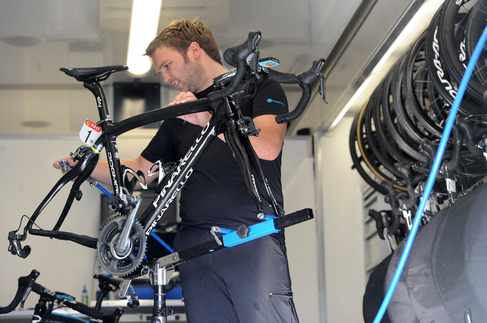 Mark Cavendish's bike, Tour of Britain 2012