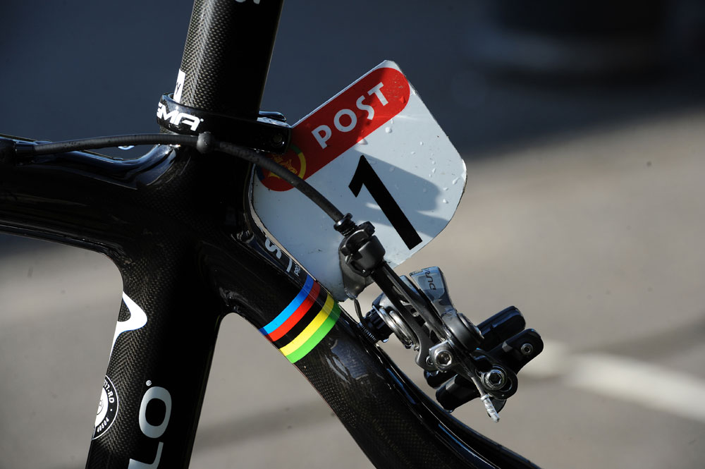 Mark Cavendish's Tour of Denmark race number, Tour of Britain 2012