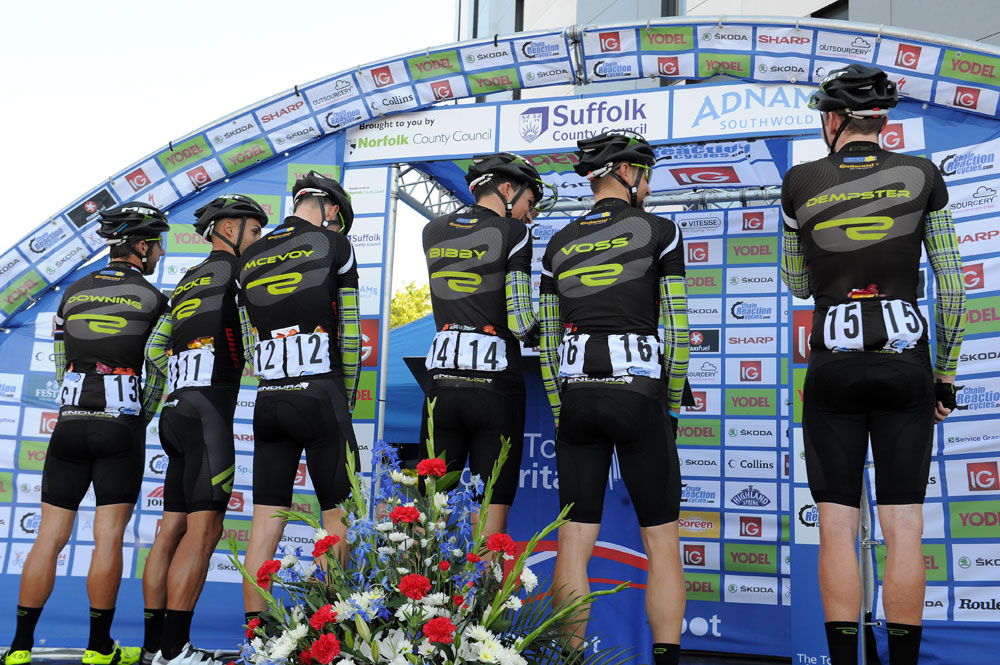Endura and 'named' kit, Tour of Britain 2012, stage one