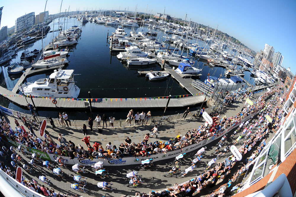 Ipswich Marina, Tour of Britain 2012, stage one