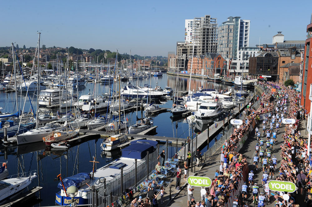 Ipswich start, Tour of Britain 2012, stage one