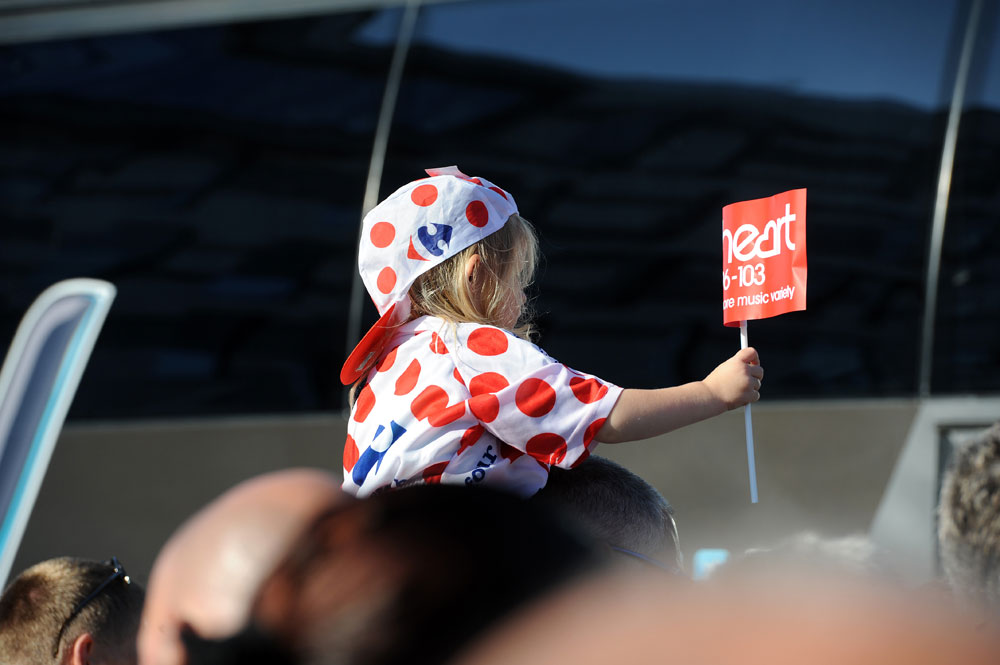 Young KoM fan, Tour of Britain 2012, stage one