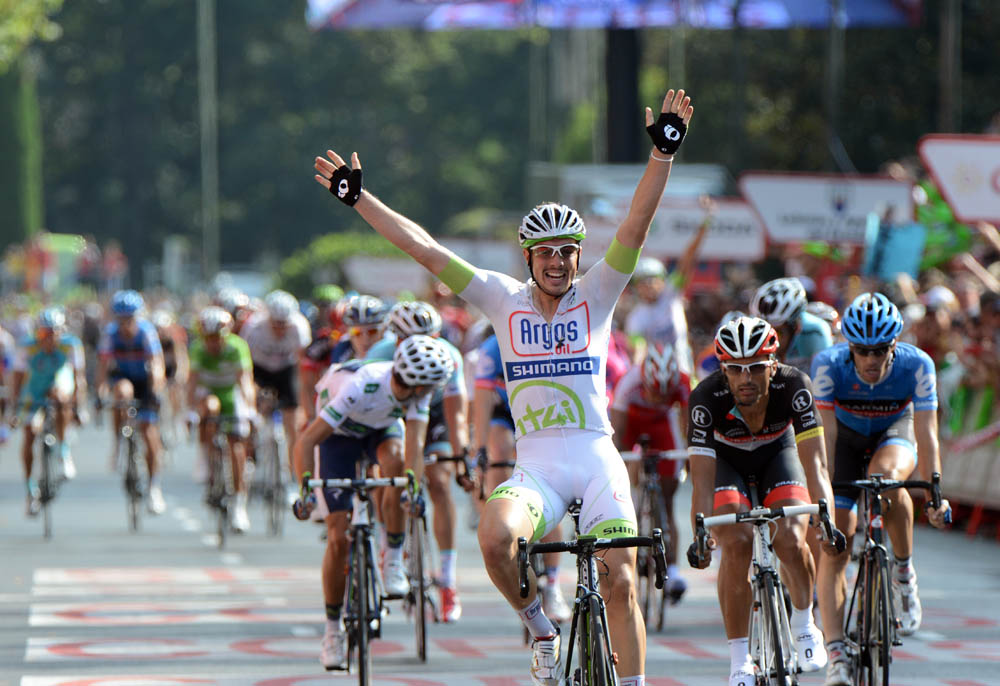 Photo: John Degenkolb wins in the Vuelta a Espana 2012. 