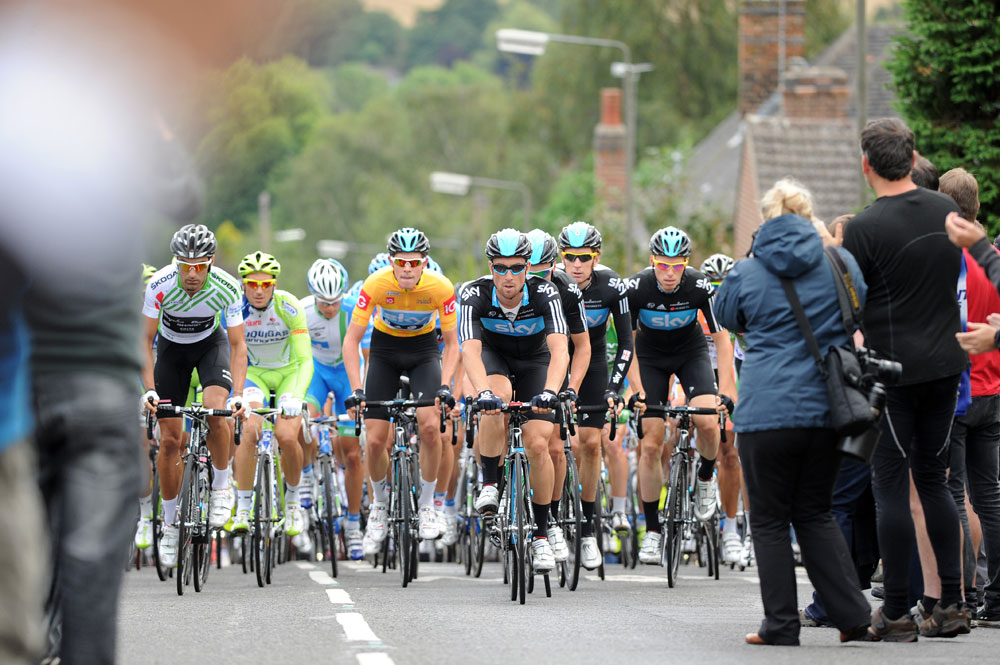 Cross o' the' Hands climb, Tour of Britain 2012, stage two