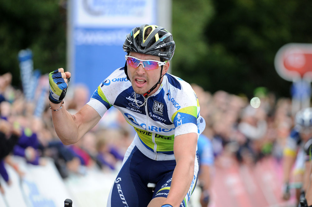 Leigh Howard, stage winner, Tour of Britain 2012, stage two