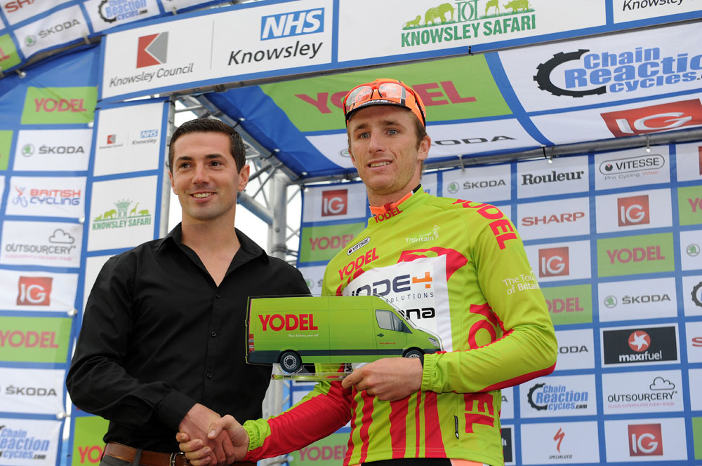 Peter Williams, Yodel sprints jersey, Tour of Britain 2012, stage two