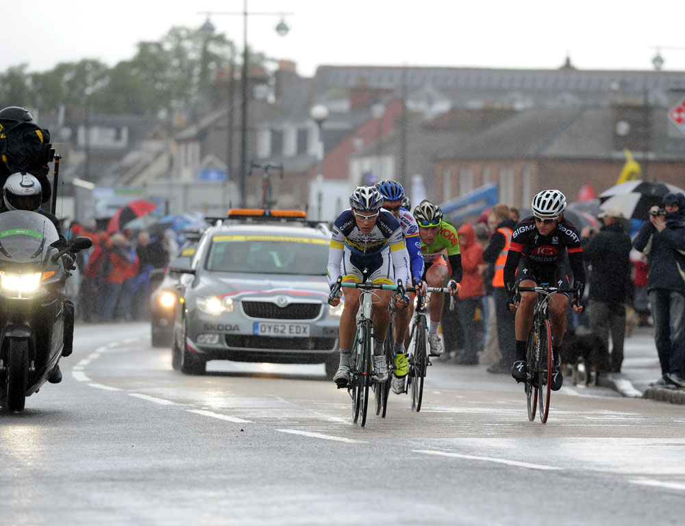 Break in Dumfries, Tour of Britain 2012, stage three