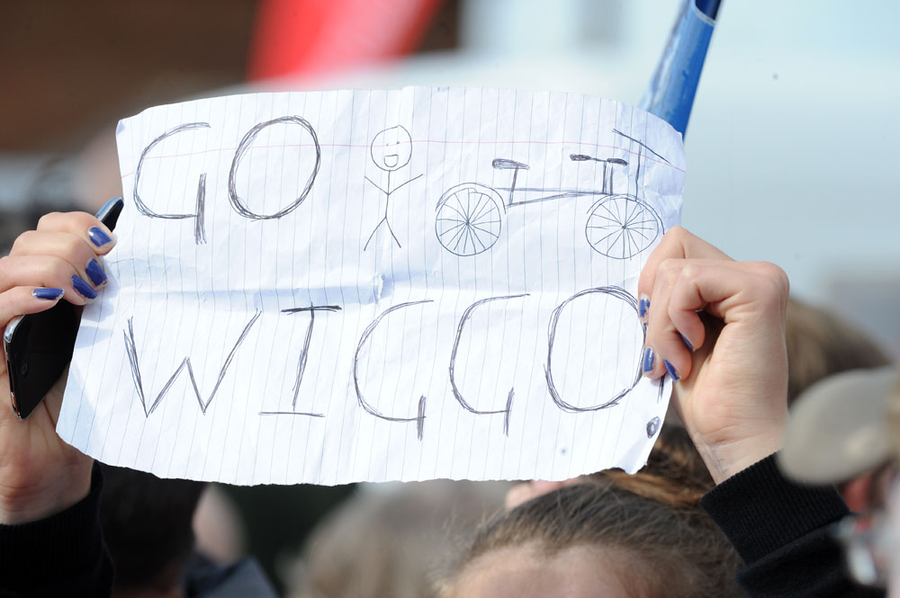 Go Wiggo! Tour of Britain 2012, stage three